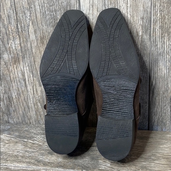 Kenneth Cole NY Mens Leather Buckle Suede Casual Oxford Shoes 9M - Picture 6 of 15